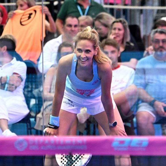 Ophélie Meunier durant la 2eme édition du Bullpadel Show 06 dans la pinéde Gould d'Antibes de Juan les Pins, le 20 juin 2025.
© Bruno Bebert/Bestimage