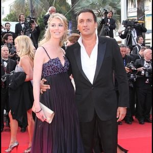 Dany Brillant et sa femme Nathalie Moury lors du 63e Festival de Cannes en 2010.