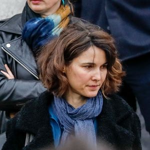 Églantine Éméyé - Obsèques de Sébastien Demorand à la Coupole du crématorium du cimetière du Père-Lachaise à Paris, France, le 31 janvier 2020. Photo par AGENCE / BESTIMAGE