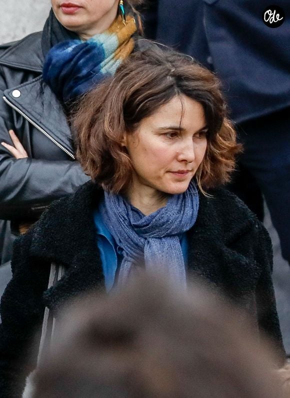 Églantine Éméyé - Obsèques de Sébastien Demorand à la Coupole du crématorium du cimetière du Père-Lachaise à Paris, France, le 31 janvier 2020. Photo par AGENCE / BESTIMAGE