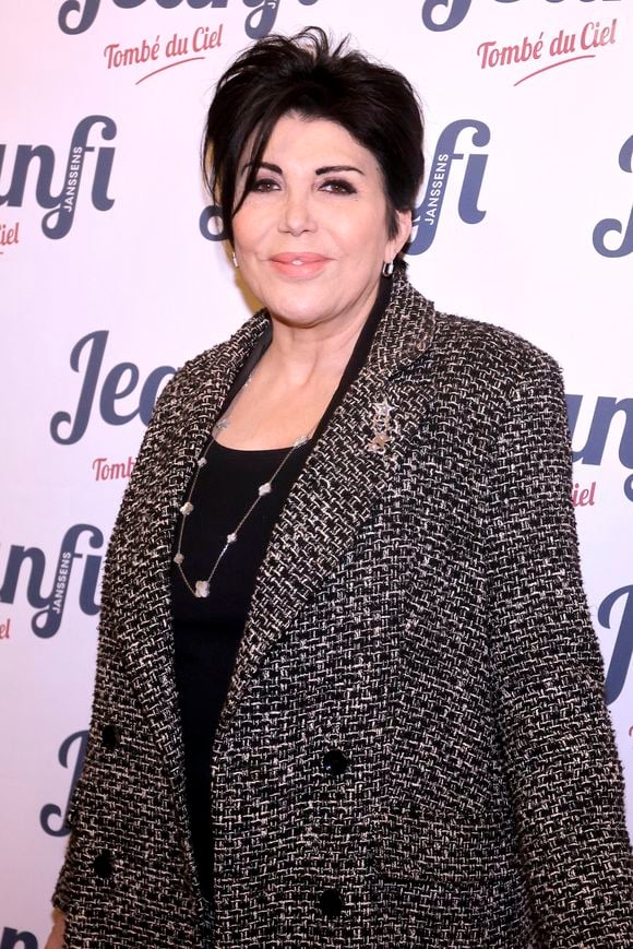 Liane Foly à la 150 ème du spectacle "Tombé du ciel" de Jeanfi Janssens à la Comédie des Champs Elysées à Paris le 13 février 2025. Spectacle suivi d'une réception Restaurant Manko.

© Cédric Perrin / Bestimage
