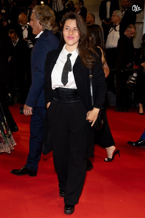 Mylène Jampanoi - Montée des marches du film « The Substance » lors du 77e Festival international du film de Cannes, au Palais des Festivals à Cannes. Le 19 mai 2024
© Jacovides-Moreau / Bestimage