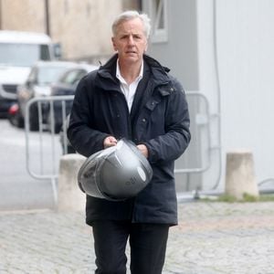 Bernard de La Villardière - Obsèques de Christophe Deloire (Directeur général de Reporters sans frontières) en l'église Saint-Sulpice à Paris. Le 19 juin 2024. © Christophe Clovis / Bestimage