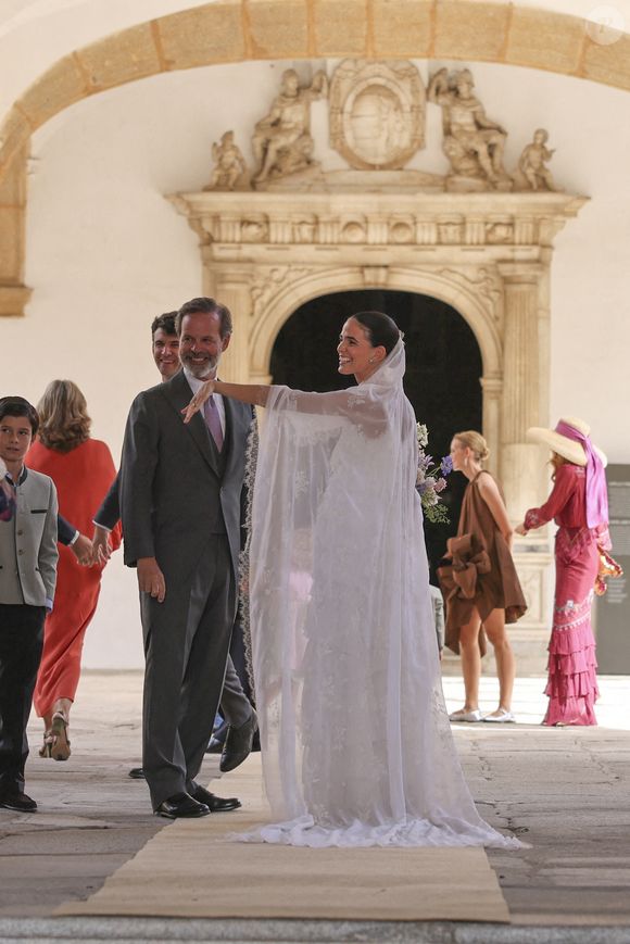 Mariage de Lucia Entrecanales et Laszlo Bene à Tolède, Espagne, le samedi 27 septembre 2025. Photo par GTres/ABACAPRESS.COM