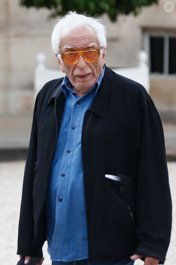 Gérard Darmon - Réception de l'équipe du Paris Saint-Germain (PSG) à l'occasion de leur titre de vainqueur de la Ligue des Champions 2024-2025 au palais de l'Elysée à Paris, France, le 01 juin 2025. © Christophe Clovis / Bestimage