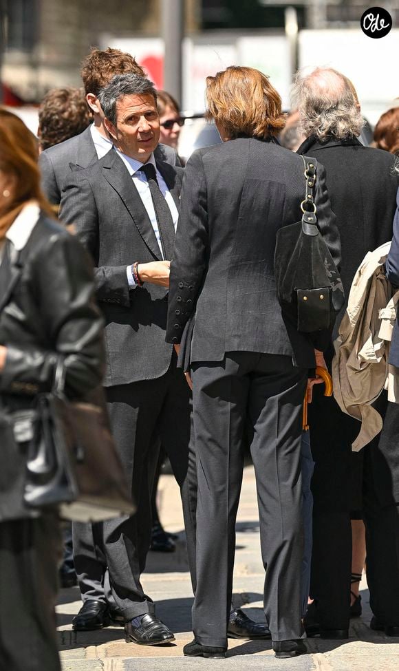 Ian Gallienne - Obsèques de Silvita Gallienne (née Baronne Silvita de Posch Pastor) dans l'église Saint-Philippe du Roule à Paris le 9 juin 2026.
Agence / Bestimage
