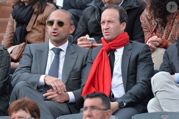 Thomas Fabius assiste au match de Gael Monfils au 2eme Tour des Internationaux de France de tennis de Roland Garros le 29 mai 2013.  

Photo : Jacovides / Agence / Bestimage