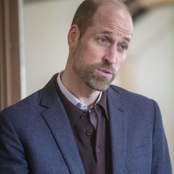 Le duc de Rothesay, le prince William visitent le Carnoustie and Monifieth Men's Shed Carnoustie, Écosse. 6 février 2025. © Michael Schofield/The Sun/News Licensing/ABACAPRESS.COM