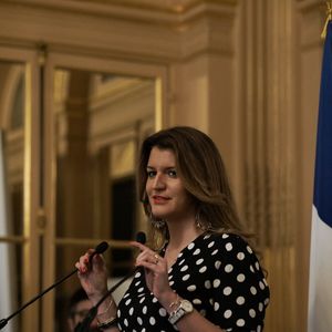 Marlène Schiappa a remis le 8 mars 2023 les premiers Trophées des Femmes de l'ESS, pour célébrer les femmes dirigeantes des organisations de l'Économie sociale et solidaire, et promouvoir la parité dans les instances de gouvernance des organisations de l'ESS. Photo par Pauline Gauer/ABACAPRESS.COM