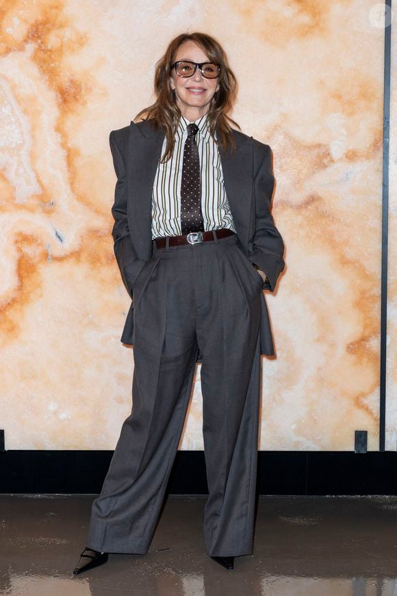 Philippine Leroy-Beaulieu - Photo Call pour Le Défilé « Saint Laurent »Collection Prêt-à-Porter Automne/Hiver 2025-2026" lors de la Fashion Week de Paris (PFW), le 11 mars 2025. © Olivier Borde /Bestimage