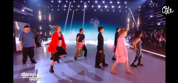 Fauve Hautot et son compagnon Romain Guillermic dans "Danse avec les stars" sur TF1 le 3 avril 2026.