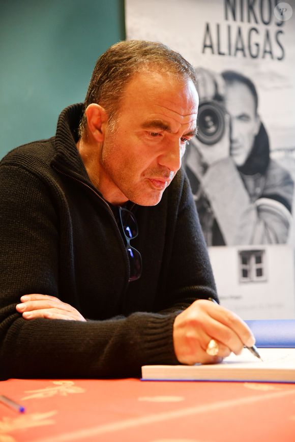 Exclusif - Nikos Aliagas présente son travail photographique au Centre Universitaire Méditérannéen à Nice, France, le 3 avril 2019. © Bruno Bebert/Bestimage