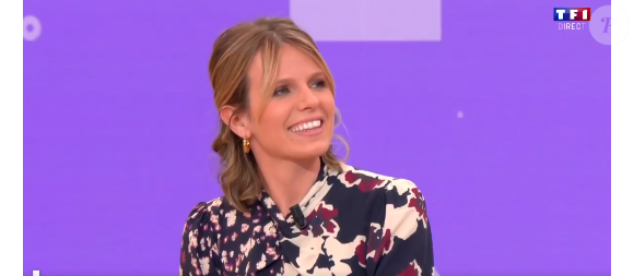 Garance Pardigon sur le plateau de la matinale "Bonjour !" sur TF1