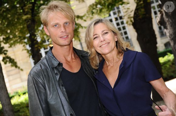 Arnaud Lemaire et Claire Chazal arrivant au défilé Haute Couture Automne-Hiver 2010/2011 de Christian Dior à Paris, France le 05 juillet 2010. Photo de Frederic Nebinger/ABACAPRESS.COM