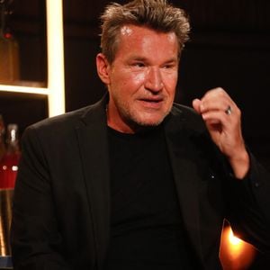 Benjamin Castaldi lors de l'enregistrement de l'émission "Laurent Gerra, l'anniversaire événement" présentée par S.Bern sur France 2, au théâtre Marigny, à Paris, France  © Clovis-Moreau/Bestimage