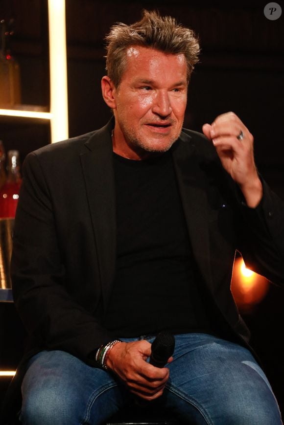 Benjamin Castaldi lors de l'enregistrement de l'émission "Laurent Gerra, l'anniversaire événement" présentée par S.Bern sur France 2, au théâtre Marigny, à Paris, France  © Clovis-Moreau/Bestimage