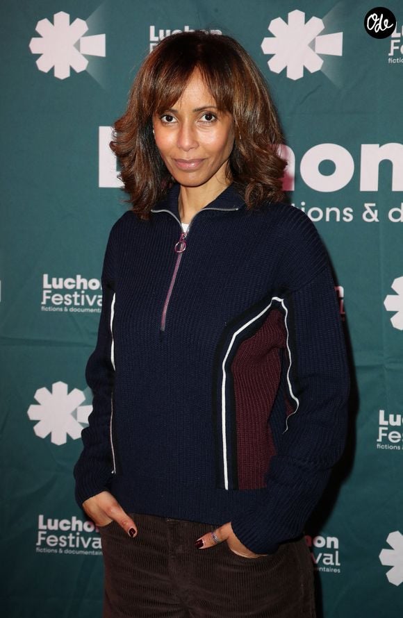 Sonia Rolland sur le photocall du film "Crimes à Cluny" lors de la 25ème édition du Festival TV de Luchon le 6 février 2026. © Patrick Bernard/Bestimage