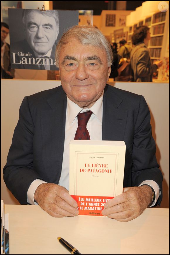 Claude Lanzmann au Salon du Livre 2010 à Porte de Versailles, Paris ©COADIC GUIREC / BESTIMAGE
