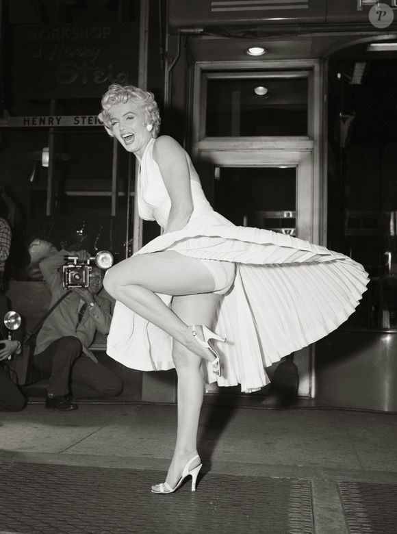 Marilyn Monroe dans The Seven Year Itch en 1954.
Abaca