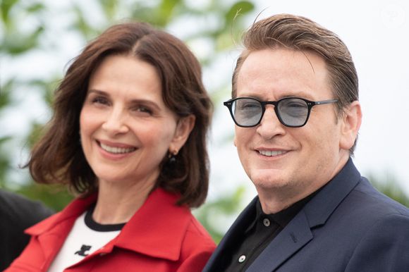 Juliette Binoche et Benoit Magimel assistent au Photocall de La Passion De Dodin Bouffant dans le cadre du 76ème Festival de Cannes à Cannes, France, le 25 mai 2023. Photo Aurore Marechal/Abaca