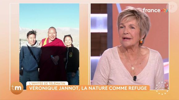 Véronique Jannot parle de l'adoptation de Migmar et de Nyima sur le plateau de "Télématin" sur France 2 le dimanche 31 mai 2026