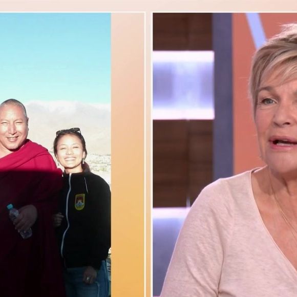 Véronique Jannot parle de l'adoptation de Migmar et de Nyima sur le plateau de "Télématin" sur France 2 le dimanche 31 mai 2026