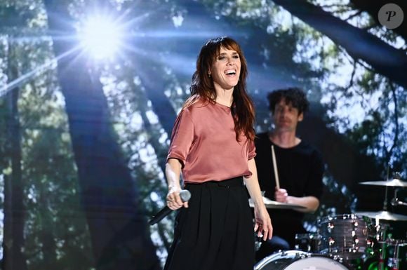 Exclusif - Zaz - Enregistrement de l'émission "Vivement dimanche" au studio Rive gauche, le 18 mars 2025, présentée par M.Drucker, et diffusée le 23 mars 2025 sur France 3. 
© Guillaume Gaffiot / Bestimage