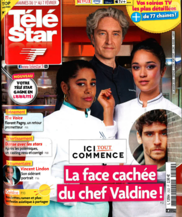 Couverture du magazine "Télé Star" paru le lundi 27 janvier 2025.