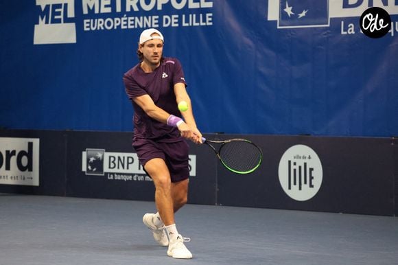 Lucas Pouille lors du Play In Challenger Lille 2024 ATP Challenger Tour @Laurent Sanson/Panoramic/Bestimage