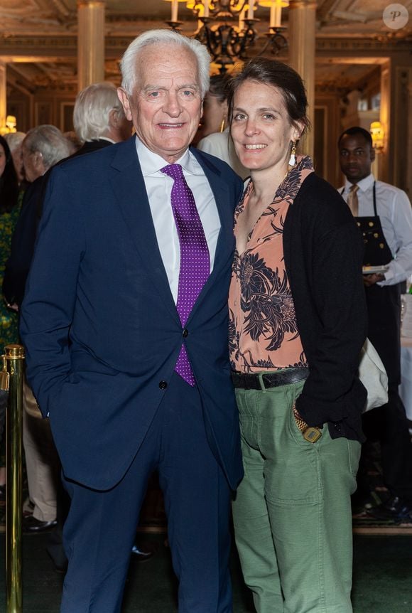 Exclusif - Philippe Labro et sa fille Clarisse - 14ème édition du déjeuner "Pères et Filles" au Café de la Paix à Paris. Le 20 juin 2019
© Julio Piatti / Bestimage