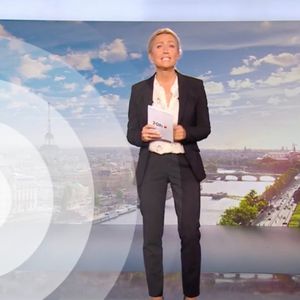 Anne-Sophie Lapix aux commandes du JT de 20heures sur France 2 ce jeudi 29 mai 2025 (Capture d'écran).