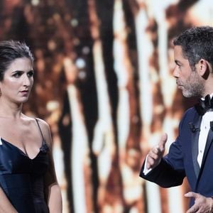 Géraldine Nakache et Manu Payet, maître de cérémonie - 43ème cérémonie des Cesar à la salle Pleyel à Paris, le 2 mars 2018.
© Dominique Jacovides - Olivier Borde / Bestimage