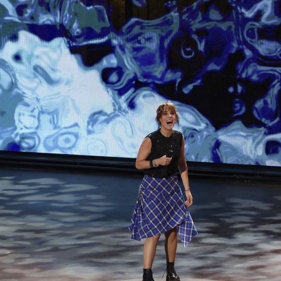 Exclusif -  Zaz lors de l'enregistrement de l’émission La Grande Fête de Carcassonne, diffusée le samedi 6 septembre à 21.10 sur France 2, dans la Cité Médiévale de Carcassonne, France, le 24 juin 2025. © Jack Tribeca/Bestimage