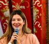 Elle a déjà publié trois romans : "Coup de pelle", "En eaux vives" et "Tout doit disparaître".
Alice Pol est missionnée pour lire la dictée noire de la 22ème édition du festival Quais du Polar à Lyon le 04/04/2026. Photo Sandrine Thesillat / PsNewZ / Bestimage