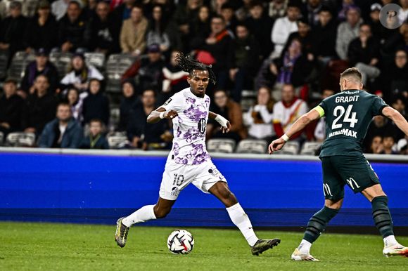 Yann Gboho - Match de Ligue 1 McDonalds, Toulouse contre Lens (1-1) à Toulouse le 10 mai 2025.