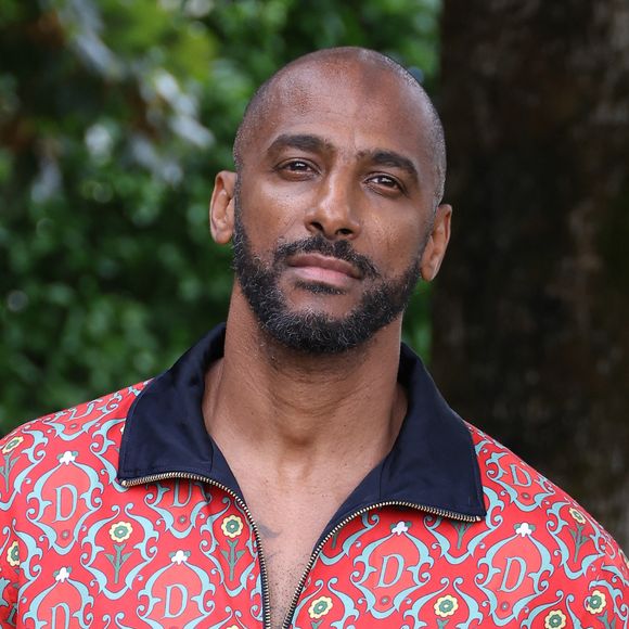 Stomy Bugsy - Photocall avec l'équipe de l'émission de radio "Les grosses têtes" lors de la 17ème édition du Festival du Film Francophone de Angoulême (FFA). Le 29 août 2024
© Coadic Guirec / Bestimage