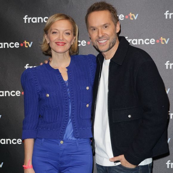 Maya Lauqué, Damien Thévenot - Photocall à l'occasion des 40 ans de l'émission "Télématin" au siège de France Télévisions à Paris le 6 février 2025. Rendez-vous quotidien de partage, de proximité, d'information et de convivialité, Télématin accompagne les Français chaque matin depuis 40 ans. En rassemblant toutes les générations autour de cette matinale, l'émission a su rester un pilier de la télévision française. © Coadic Guirec/Bestimage
