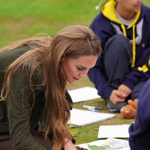 Kate Middletonau parc de Frogmore à Windsor, dans le Berkshire, lors du deuxième jour de la deuxième visite d'État du président américain Donald Trump au Royaume-Uni. © PA Photo/ Bestimage