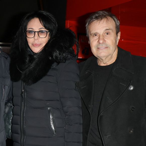 Exclusif - Yamina Benguigui et son compagnon Philippe Dupuis-Mendel - Célébrités assistent au spectacle "Authentique" de Ary Abittan à la Cigale à Paris les 18, 19, 22 et 23 février 2025. © Coadic Guirec/Bestimage