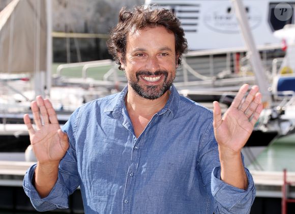 Bruno Salomone - Photocall du téléfilm "Mention Particulière" lors de la 19ème édition du Festival de la Fiction TV de la Rochelle, France, le 14 septembre 2017. © Patrick Bernard/Bestimage