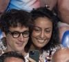 De son côté le chanteur originaire du Poitou a également publié plusieurs clichés pour annoncer la sortie de ce nouveau projet, son deuxième album.
Leïla Kaddour, son compagnon Pierre Guénard et Thierry Omeyer assistent aux épreuves de judo lors des Jeux Olympiques de Paris 2024 (JO) au Arena Champs de Mars à Paris, France © Jacovides-Perusseau/Bestimage