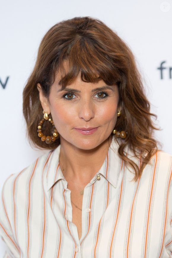 Faustine Bollaert lors de la conférence de presse de France Télévision au Pavillon Gabriel à Paris, France, le 24 août 2021. Photo par Nasser Berzane/Abacapress.com