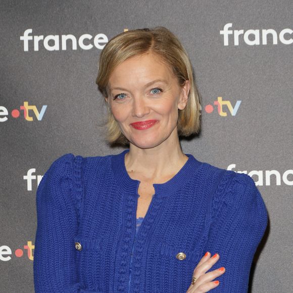 Maya Lauqué - Photocall à l'occasion des 40 ans de l'émission "Télématin" au siège de France Télévisions à Paris le 6 février 2025. © Coadic Guirec/Bestimage