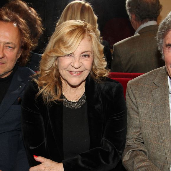 Exclusif - Nicoletta et son mari Jean Christophe Molinier, Bernard Menez - Générale de la pièce de théâtre "Le Cake aux Olives" au théâtre de Passy à Paris le 29 octobre 2024. © Philippe Baldini/Bestimage