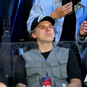 Orelsan - Les célébrités assistent à la victoire de l'équipe des USA de basket face au Brésil (122-87) lors des Jeux Olympiques de Paris2024, le 6 août 2024. © Jacovides-Perusseau / Bestimage