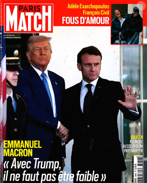 Couverture de "Paris Match", numéro du 27 février 2025.
