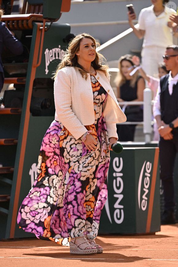 Info - Marion Bartoli fête ses 40 ans le 2 octobre - Marion Bartoli à l'issue du match des 1/4 de finales des Internationaux de France de tennis de Roland Garros 2024 à Paris. Le 5 juin 2024
© Chryslene Caillaud / Panoramic / Bestimage