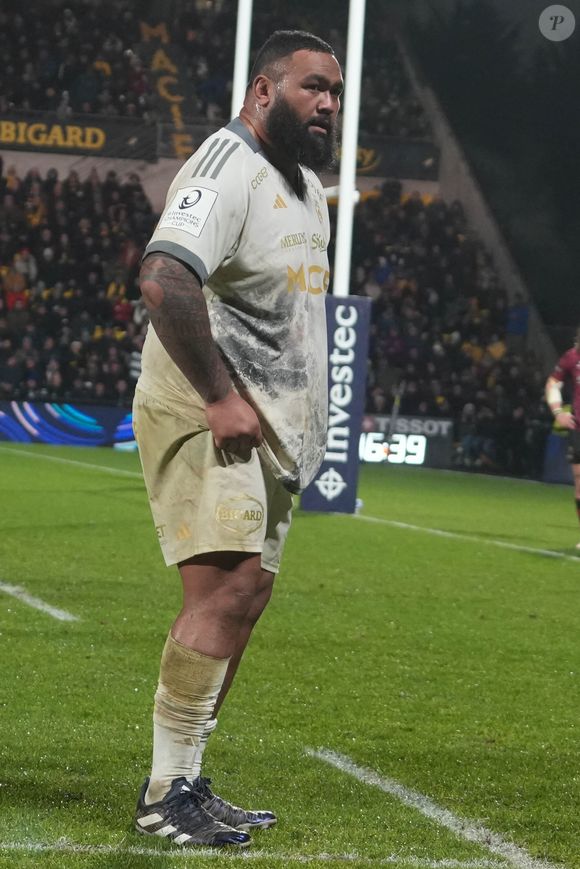Uini Atonio du Stade Rochelais lors du match de Champions Cup entre le Stade Rochelais et les Bristol Bears le 14 décembre 2024 au stade Marcel Deflandre à La Rochelle, France.

Photo Laurent Lairys / PsnewZ