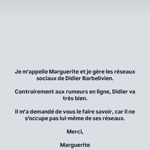 Didier Barbelivien, "Instagram".