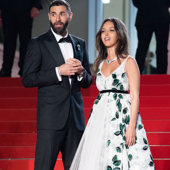 Karim Benzema et sa compagne Lyna Khoudri à la descente des marches du film « 13 jours 13 nuits » lors du 78ème Festival International du Film de Cannes. Le 23 mai 2025
© Olivier Borde/ Bestimage